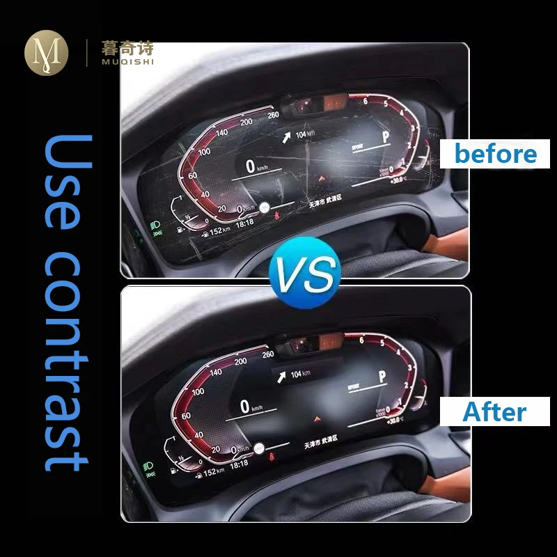 BMW 6 series GT 2019 2020 navigācijas rūdīts gass filmu screen protector LCD paneli, paneļa filmu vāciņu izklaides taupīšana