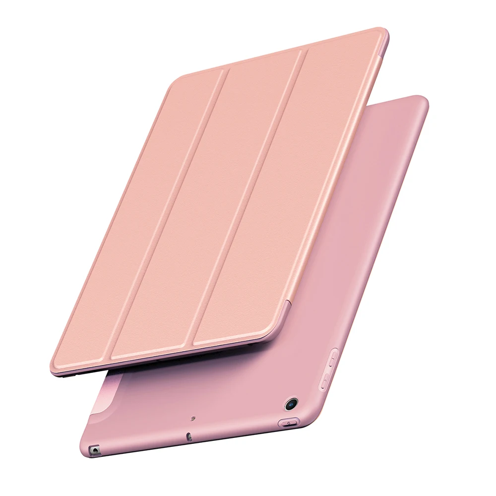 Būtiska iPad Gaisā 1 2 3 Lietā par Apple iPad Gaisā 1 2 3 9.7 10.5 2019 Magnētisko Smart Cover iPad Air1 Air2 Air3 Silikona Apvalks