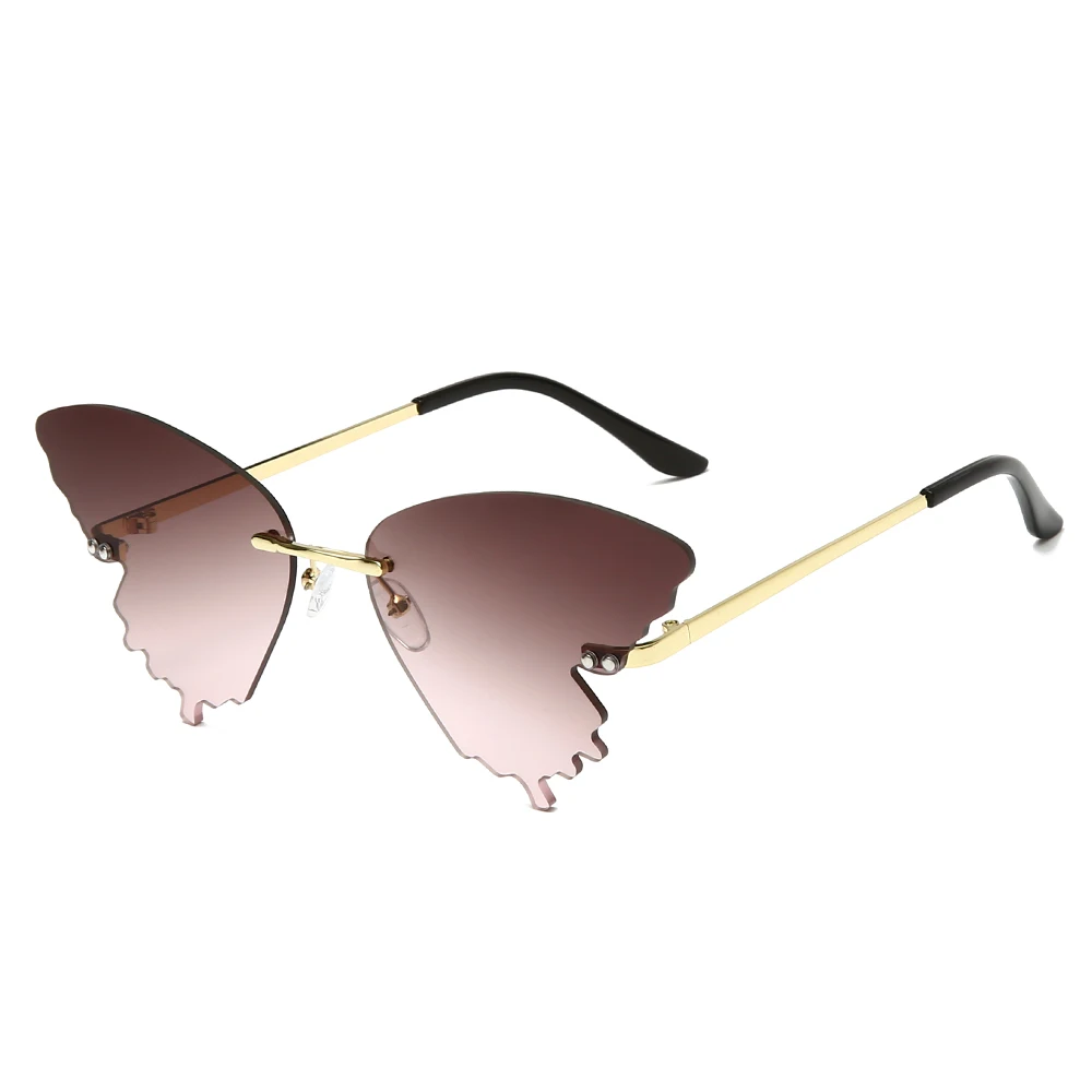 Cat Eye Jaunu Modes Sieviešu Saulesbrilles Zīmolu Dizains, Metāla, bez apmales, Saules Brilles UV400 Dāma Luksusa Sunglass Toņos Oculos de sol