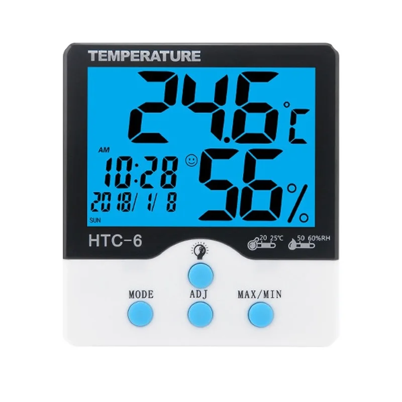 Digitālo Termometru, Higrometru, Laika Stacijas, Temperatūras un Mitruma Testeri Modinātājs Sienas Iekštelpu Āra Sensora Zondi LCD