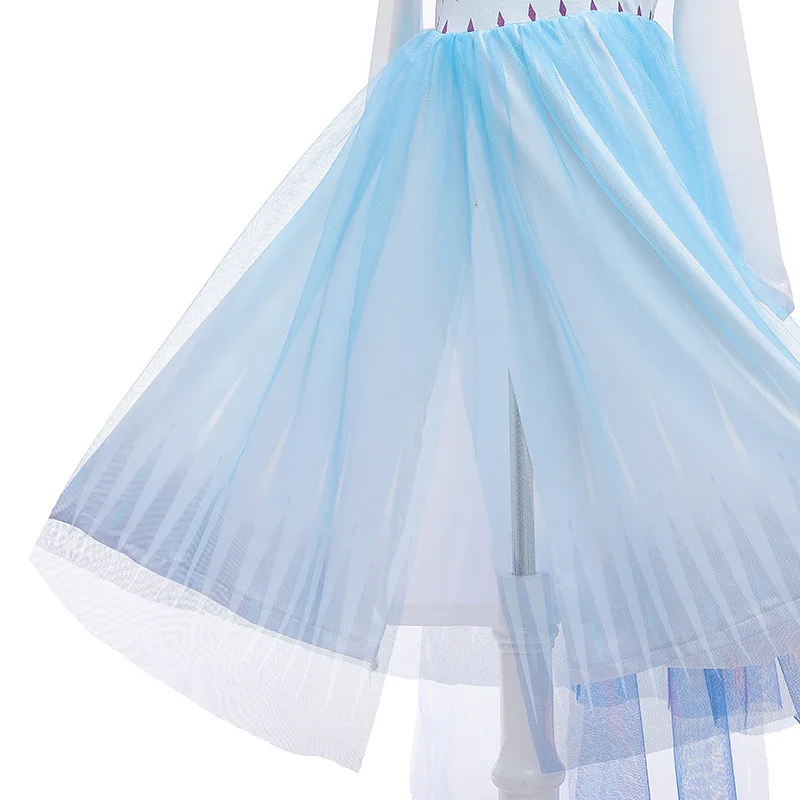Disney Aisha Princese kleita jauns bērnu apģērbu Saldēti 2 Aisha Princese kleita, kostīms meitenēm, kuru linuma acs kleita