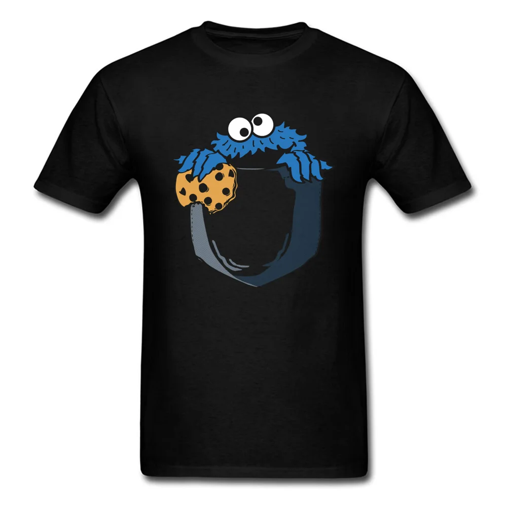 Druskas Manā Kabatā T Cookie Monster T Krekls Vīriešiem Smieklīgi, Topi, t-veida, Karikatūra T-krekls Vasaras Kokvilnas Apģērbu Dizainers