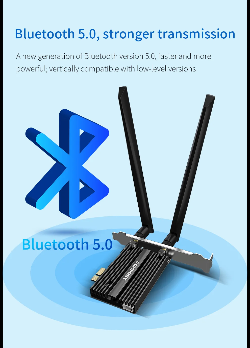 Dual Band 2.4/5Ghz 3000Mbps WiFi-6 AX200 Pro Gigabit Tīkla Karte, 802.11 AC/AX Bluetooth 5.0 Intel AX200NGW