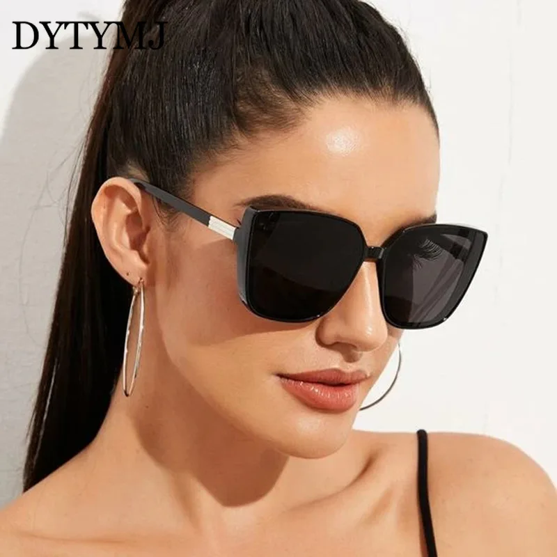 DYTYMJ Lielgabarīta Saulesbrilles Sieviešu Vintage Laukumā Saulesbrilles Sievietēm, Augstas Kvalitātes Saules Brilles Sieviešu Kārtas Lentes De Sol Mujer