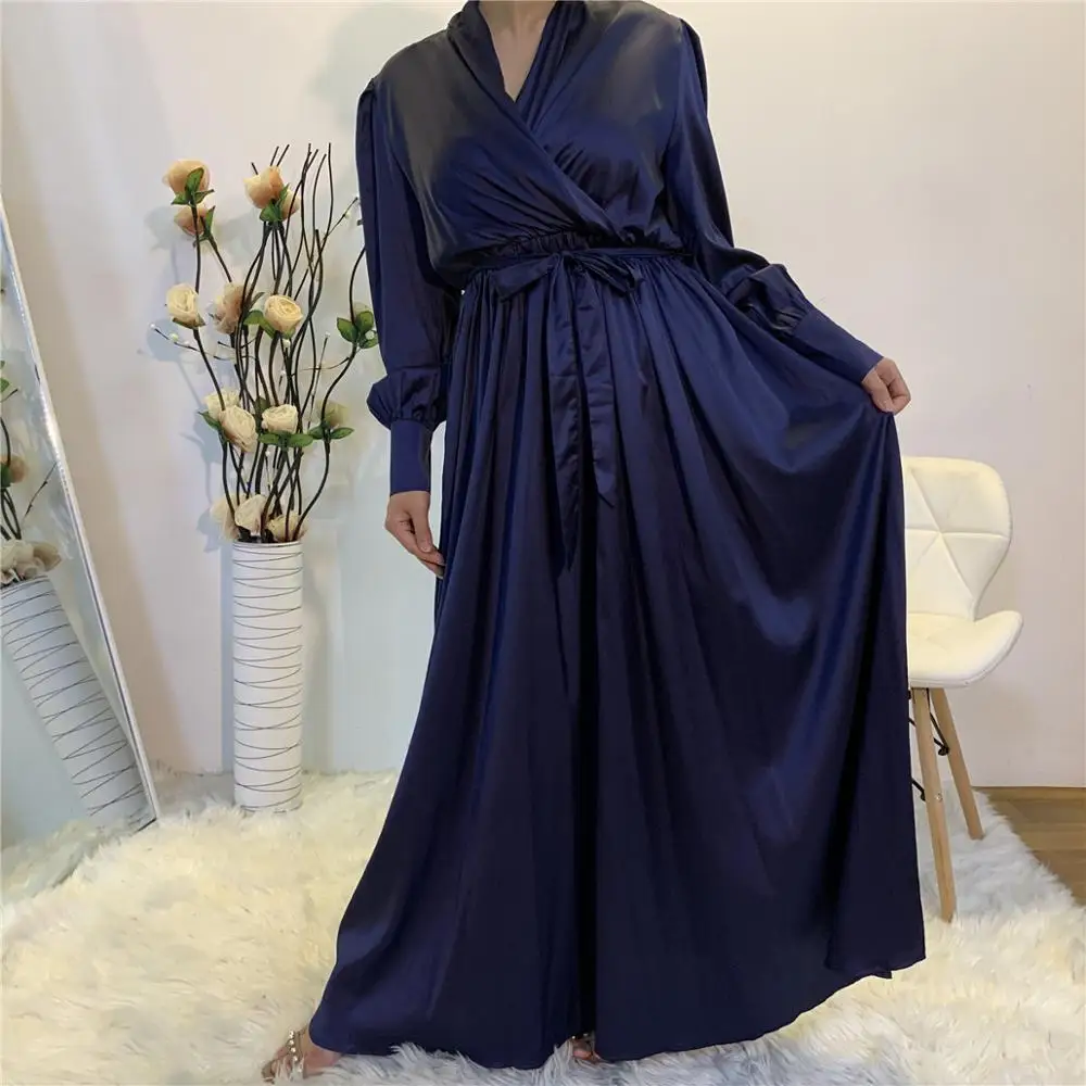 Eid turku Abayas Maxi Kleitas Sievietēm Musulmaņu Abaya Dubaija Caftan Kleita, Hijab Kaftan Marokas Vestidos Largo de moda musulmana