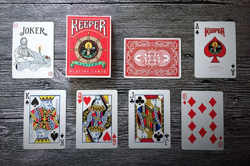 Ellusionist Turētājs Meistari Sarkanā krāsā Atzīmētas Spēļu Kārtis Velosipēdu Klāja USPCC Pokera Burvju Kāršu Spēles Burvju Triki Aksesuārus, lai Burvis