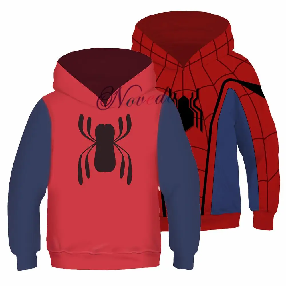 Fancy Homecoming Kostīmu 3D Inde Spider Hoodies sporta Krekls Halloween, Ziemassvētku pelēkā vārna piemērots Bērniem, Zēni