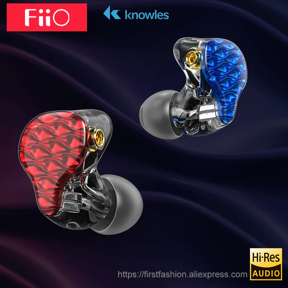FiiO FA7 hifi austiņas Metāla Gadījumā Knowles Noņemams Kabelis MMCX Dizaina Quad Vadītāja Hibrīda Austiņas 3.5 mm plug