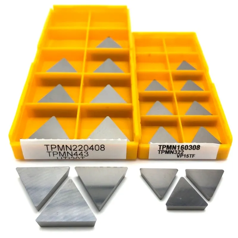 Frēzēšanas ielikt TPMN160308 VP15TF TPMN220408 metāla pagrieziena rīks TPMN 160308 frēzēšanas un virpošanas instrumentu, nerūsējošā tērauda apstrāde