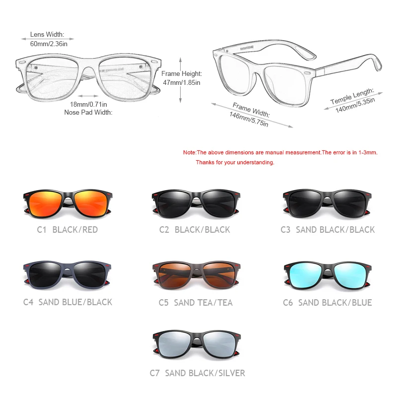 FUQIAN Modes TR90 Polarizētās Saulesbrilles, Vīriešu Klasisko Laukumā, Sieviešu, Saules Brilles Ultra Light Unisex Braukšanas Brilles UV400