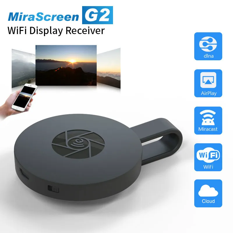 G2 Plus screencast anycast mobilā tālruņa ekrāna HDTV vads, piemērots IOS, Android, Mac, windowns