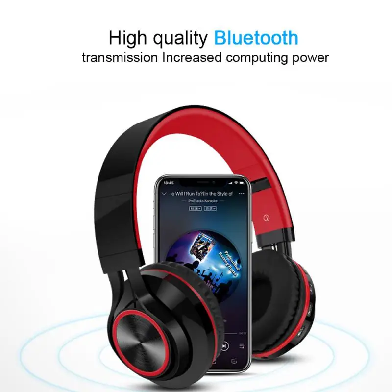HIFI Stereo Austiņas Bluetooth Austiņas Mūzikas Austiņas FM Un Atbalsta SD Kartes Ar Mic Mobilo Xiaomi Iphone Sumsamg Planšetdatoru
