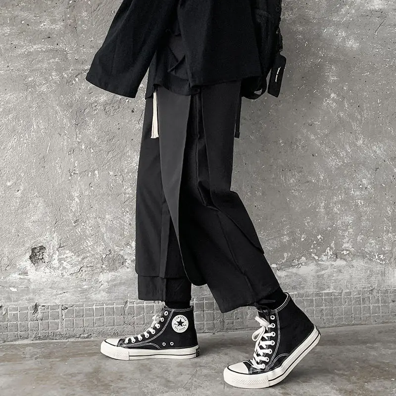 Hybskr 2020. gada Rudenī Jaunu Vīriešu Kravas Bikses Gadījuma Lielajam Sieviete Bikses korejas Streetwear Hip Hop Vīriešu Modes Koledžas Apģērbu