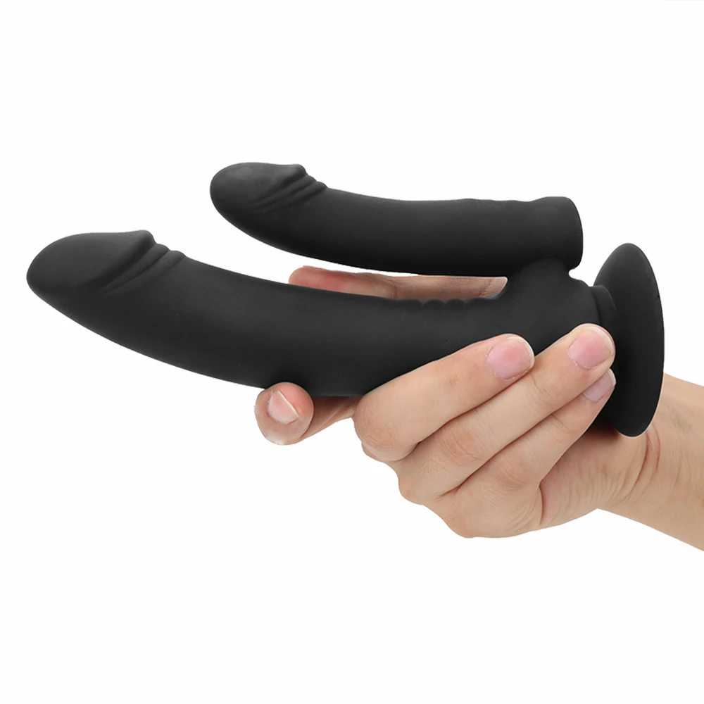 IKOKY Dubultā Dildo, Vibratori Seksa Rotaļlietas Sievietēm G spot Klitora Stimulators Anālais Plug Ūdensizturīgs Silikona