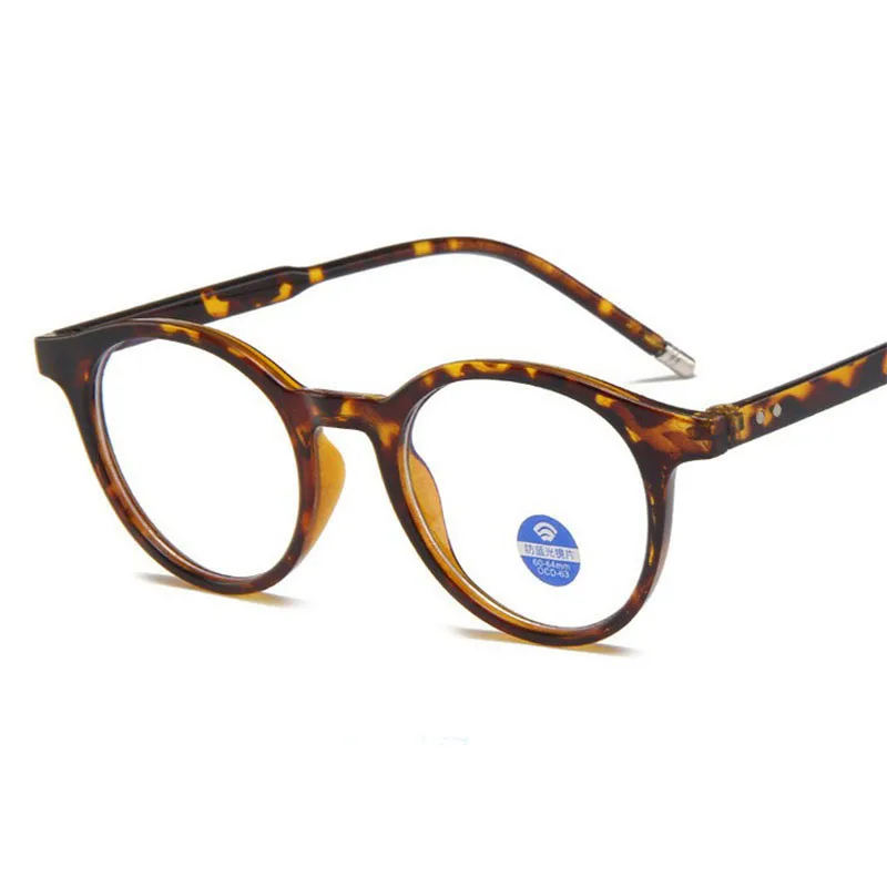 Imwete Anti-Blu-ray Brilles Rāmis Sieviešu Mākslas Retro Apaļā Rāmja Briļļu Vīriešu Datoru Optiskās Brilles