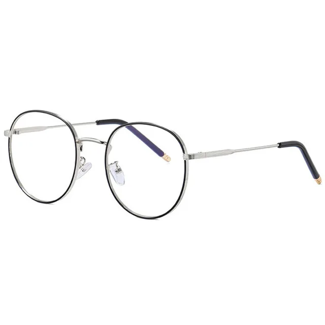 Imwete Anti Zilā Gaisma Briļļu Ietvaru Ultravieglajiem Datoru Briļļu Rāmis Vintage Tendence Aizstāt Brilles Unisex Apaļas Brilles