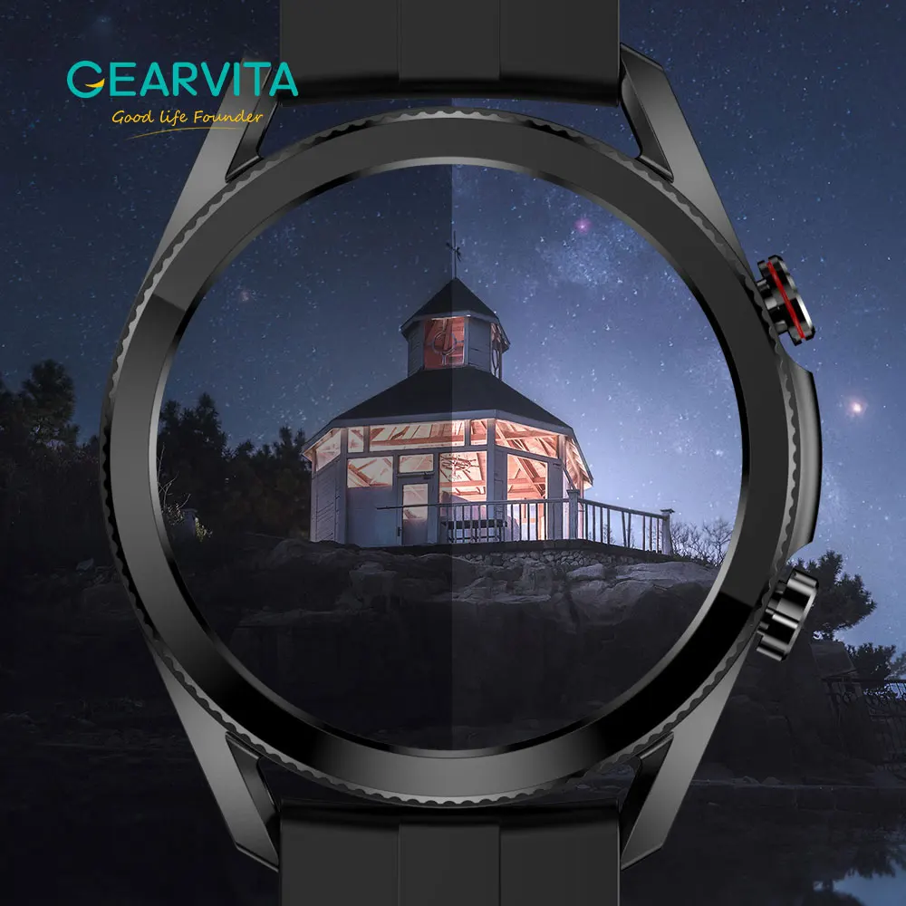 Ir 2021. JAUNU GEARVITA L19 Smart Skatīties Ūdensizturīgs EKG Bluetooth Zvanu asinsspiediens, Sirdsdarbības Fitnesa Tracker Smartwatch L15 L16