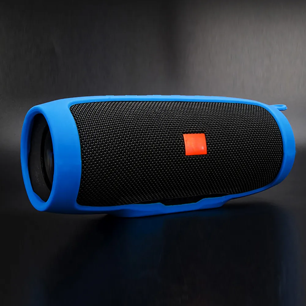 Jaunas Dažādas krāsas Columnar Bluetooth Skaļruni Gadījumā JBL charge3 Bluetooth Portable Speaker Alpīnisma Silikona Gadījumā