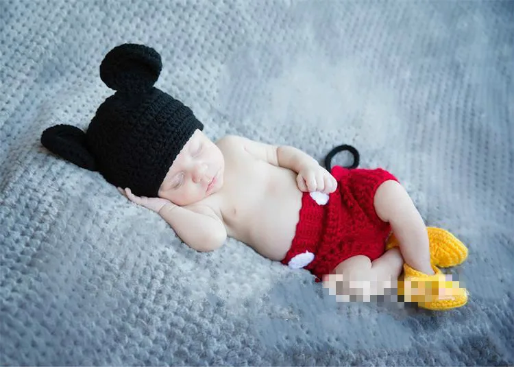 Jaundzimušo Bērnu Gudrs Adīt Tamborēt Kostīmu Prop Tērpiem Foto Fotogrāfija Bērnu Cepure Foto Aksesuārus, Cute Apģērbs par jaundzimušo