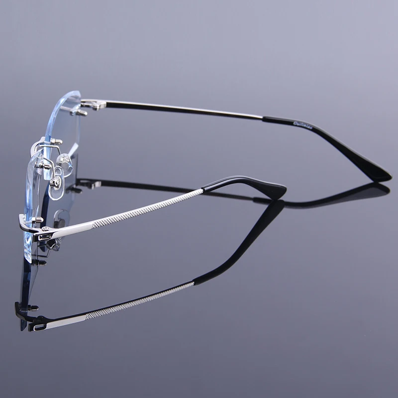 Jauns Vīrietis Bezrāmju Dimanta Griešanas Lasīšanas Brilles Vīriešiem Recepšu Brilles Vīriešu Optisko Tuvredzība Datoru Briļļu Vecuma Tālredzība