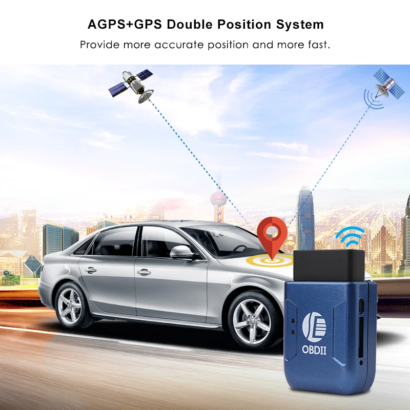 Jaunu OBD2 GPS Tracker Auto Tracker Reālā laika GSM Izsekošanas Ierīce TK206 Geo-žogs pārsniegts ātrums, Vibrācijas Pārvietot Signalizācijas Tīmekļa LIETOTNES Izsekošanas