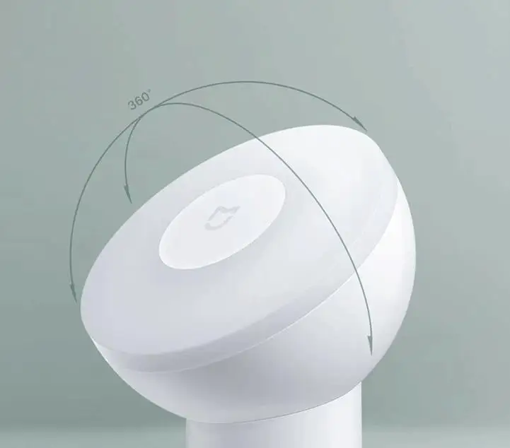 Jaunu Xiaomi Mijia Nakts gaisma 2 LED Lampas, Koridora Kustību Smart Home Mi Home Gaismas 360°Rotējošs sensors ķermeņa sensoru gaismas