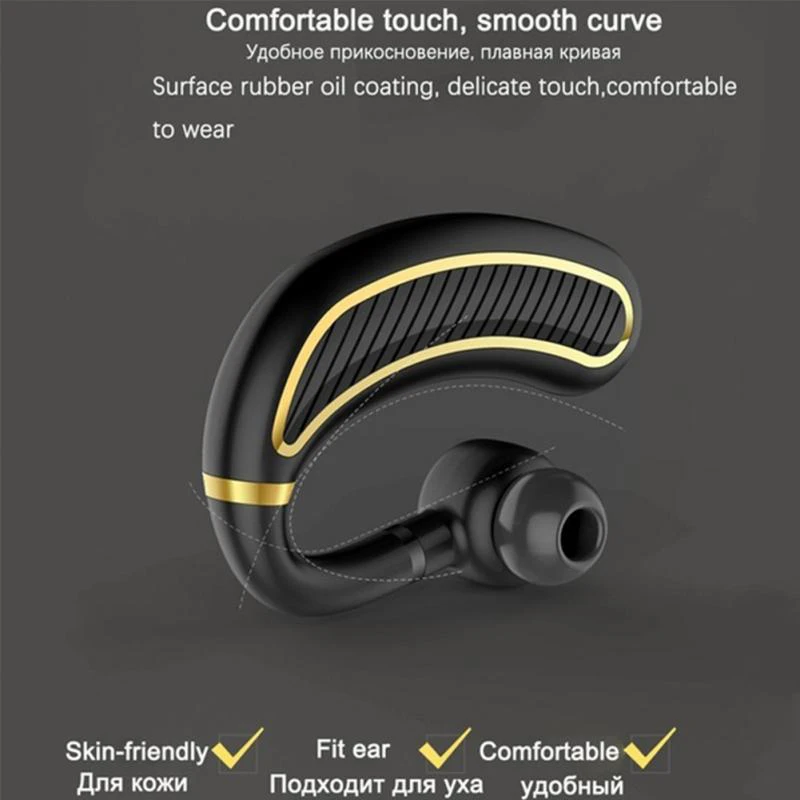 K21 bezvadu bluetooth Austiņas ar uzlādes bin Austiņas, Brīvroku stereo auss cilpiņa Austiņas Xiaomi Samsung, Huawei Tālrunis