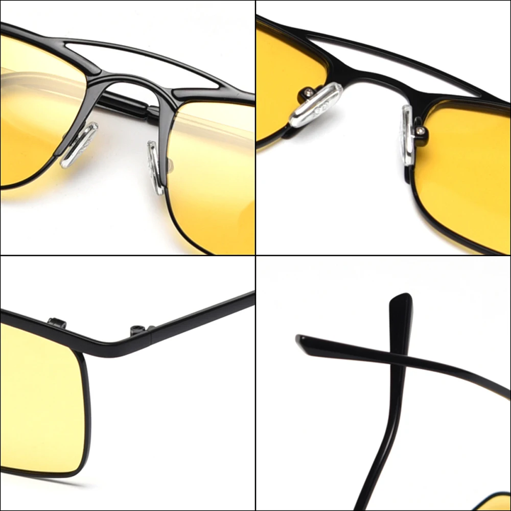 Kachawoo taisnstūra formas saulesbrilles vīriešiem polarizētās metāla melns mazs saules brilles sievietēm laukumā UV400 augstas kvalitātes unisex dropship