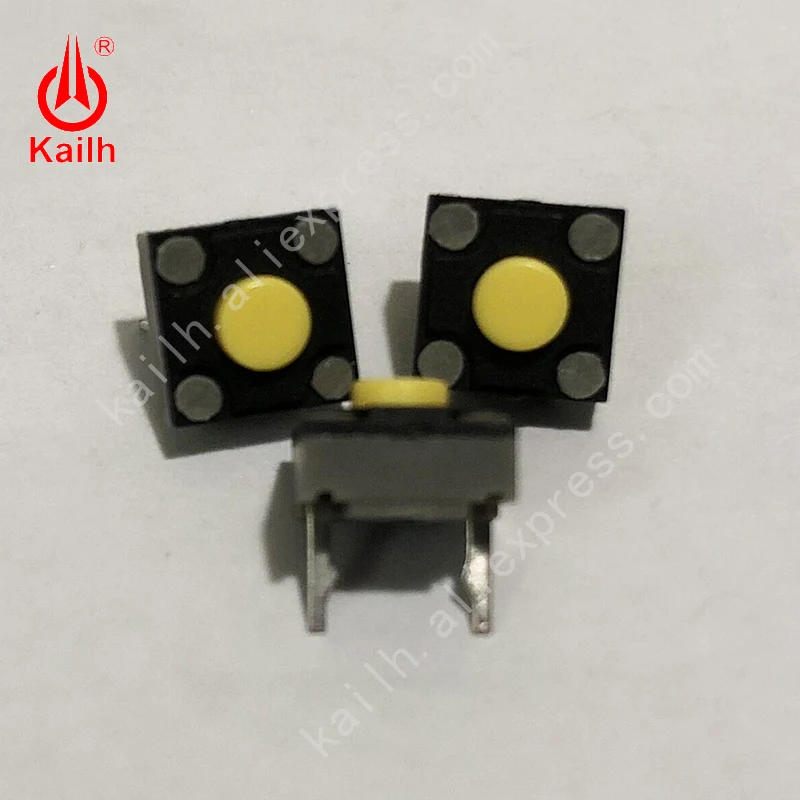 Kailh Mikro Slēdzis 6*6*4.3/7.3/9.5 mm kvadrātveida Kluss slēdzis ireless peli ar vadu peli DIP mikroslēdzis Tact Switch
