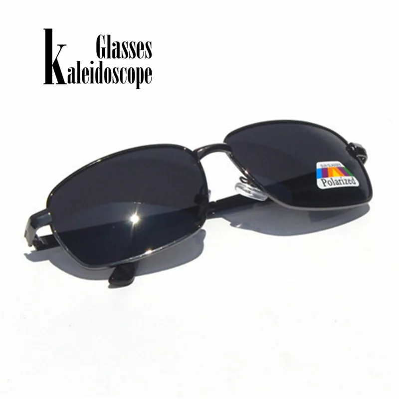 Kaleidoscope Brilles Vīriešiem Polarizētās Saulesbrilles, Retro Taisnstūra Polarizatoru Objektīvs, Saules Brilles Modes Klasiskā Vīriešu Brilles UV400