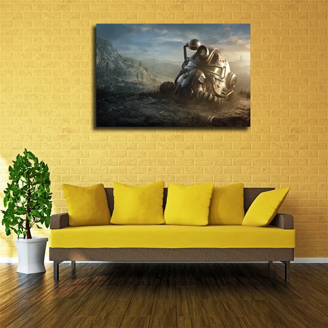 Kanvas Glezna Fallout 4 Plakātu un Izdrukas Krāsošana Sienas Art Pictures Mājas Dzīvojamā Telpu Dekorēšana
