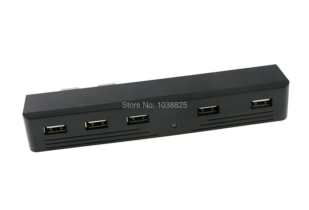 Karstā jauns 5 PORT USB Hub Playstation PS3 Slim 2.0 High Speed Adapteri
