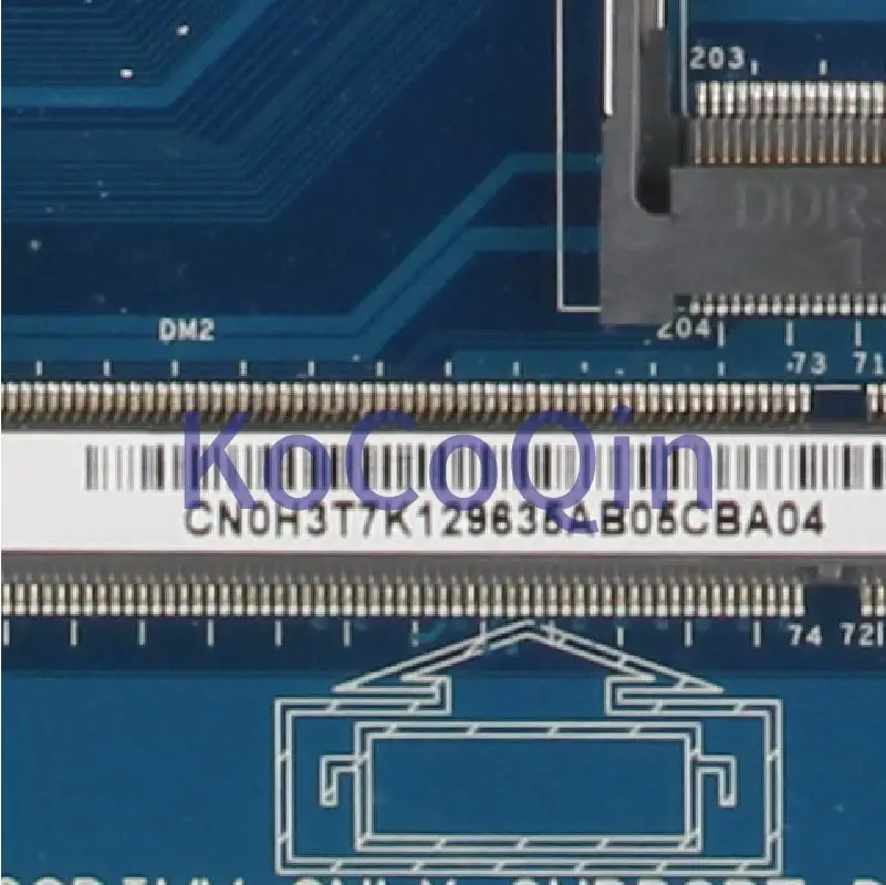 KoCoQin Klēpjdators mātesplatē DELL Inspiron 5558 KN-0H3T7K 0H3T7K LA-B843P SR26C N16V-GM-B1 DDR3 Mainboard