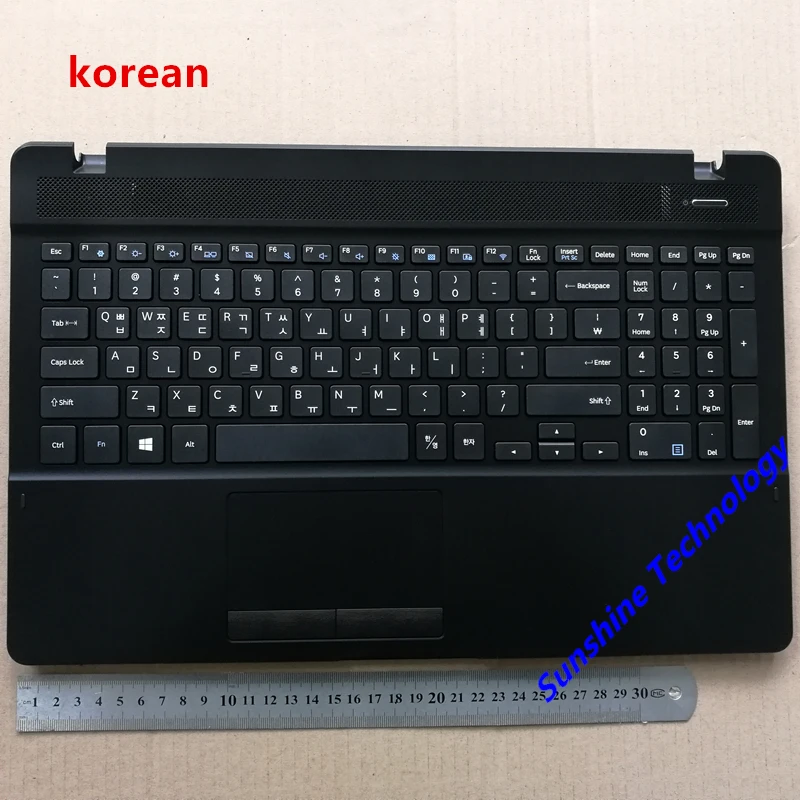 Korejas izkārtojums, jauns klēpjdators tastatūra ar touchpad palmrest samsung 370B5L 371B5L 370E5LKR BA98-00714B