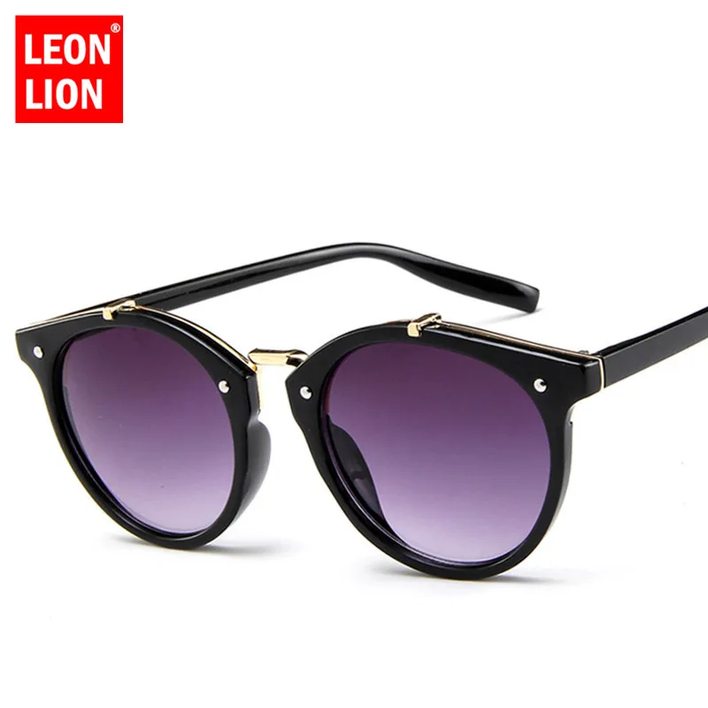 LeonLion ir 2021. Modes Vintage Sakausējuma Saulesbrilles Sieviešu Classic Retro Brilles Street Beat Iepirkšanās Spogulis Oculos De Sol Gafas UV400