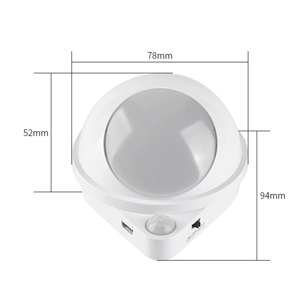 MDK-022PL Ūdens Piliens Cilvēka Ķermeņa Sensoru Nakts Gaisma Sadzīves Universal LED Gaismas Square Pārnēsājams 360 Grādu Rotācijas Un Āra