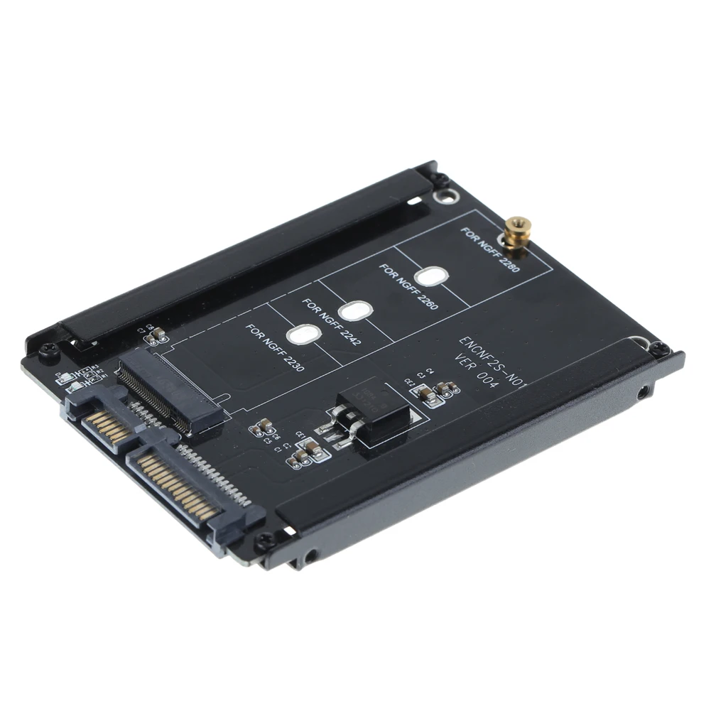 Metāla Gadījumā, CY B+M Kontaktligzda 2 M. 2 NGFF (SATA) SSD disks 2,5 SATA Adapteri, lai 2230/2242/2260/2280mm M2 NGFF SSD Solid State cietais disks