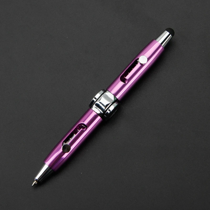 Metāla Lodīšu Pildspalvas 3 in 1 Multi-Funkcionālo Rokas Žiroskops Stylus Pildspalvas Capacitive Pen Biroja preces Stress Atvieglojums, Rotaļlietas