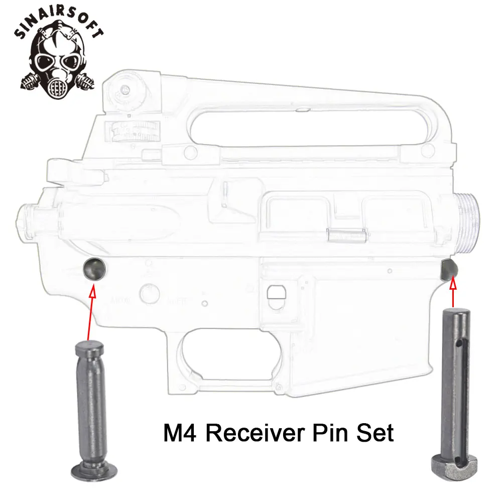 Metāla Ātri Atbrīvot Uzlabot Bloķēšanas Ķermeņa Uztvērējs, Komplektē, Pin Komplekts AEG M4/M16 Peintbola Airsoft Medību Šaušanas Piederumi