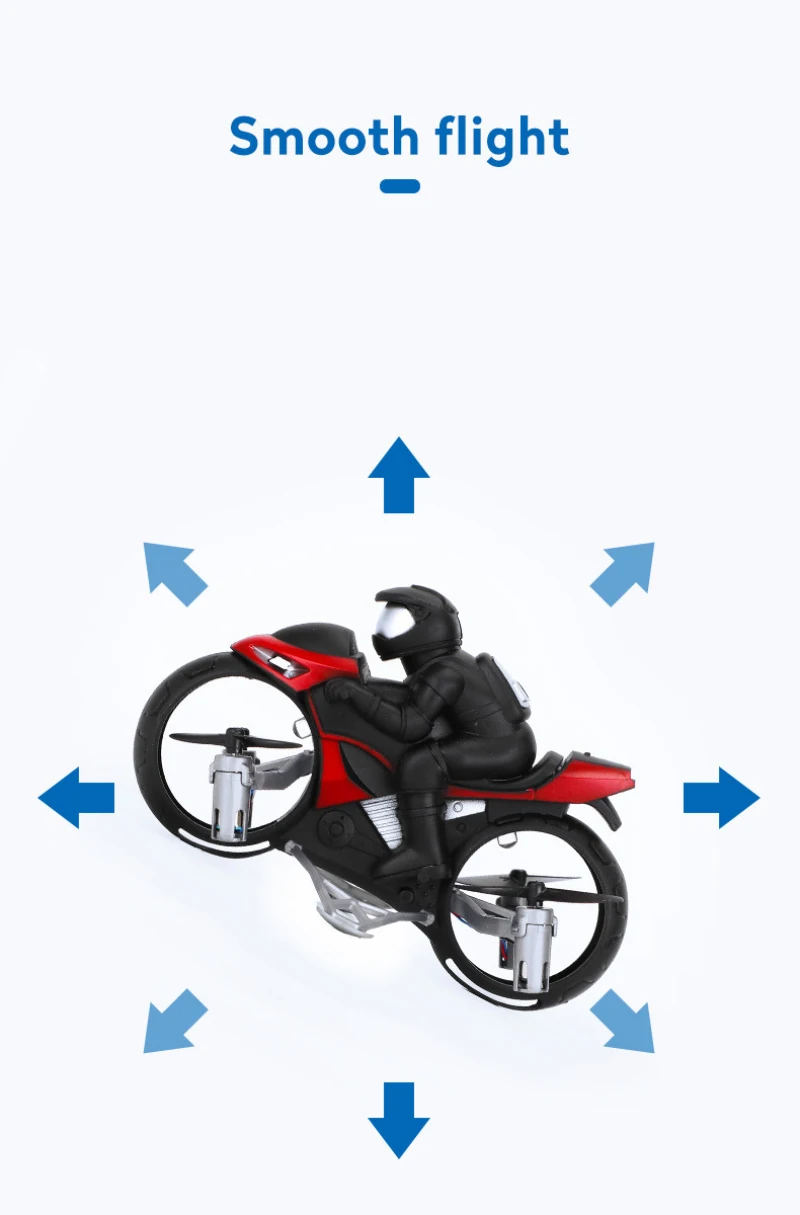 Mini Motocikla Dūkoņa, BLA 2.4 G 2 In 1 Profesional Zemes Gaisā Lidot RC Tālvadības Triks Rotaļlietas Zēniem Rotaļlietas