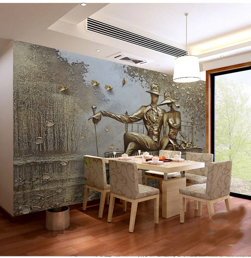 Modernās Sienas Foto Tapetes, 3D Stereo Palīdzības abstrakts Attēls Art Sienas, Restorānā Dzīvojamā Istaba Guļamistaba Tapetes 8D sienas