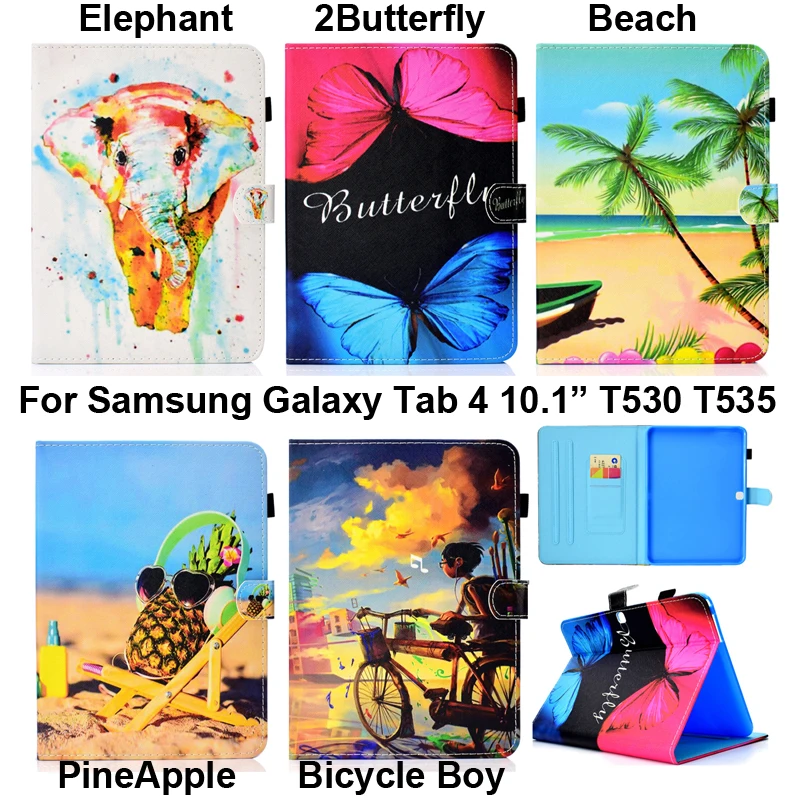 Modes Jauks Gudrs Vāciņš Samsung Galaxy tab 4 10.1 Gadījumā Stāvēt Aizsargs Tab4 10.1