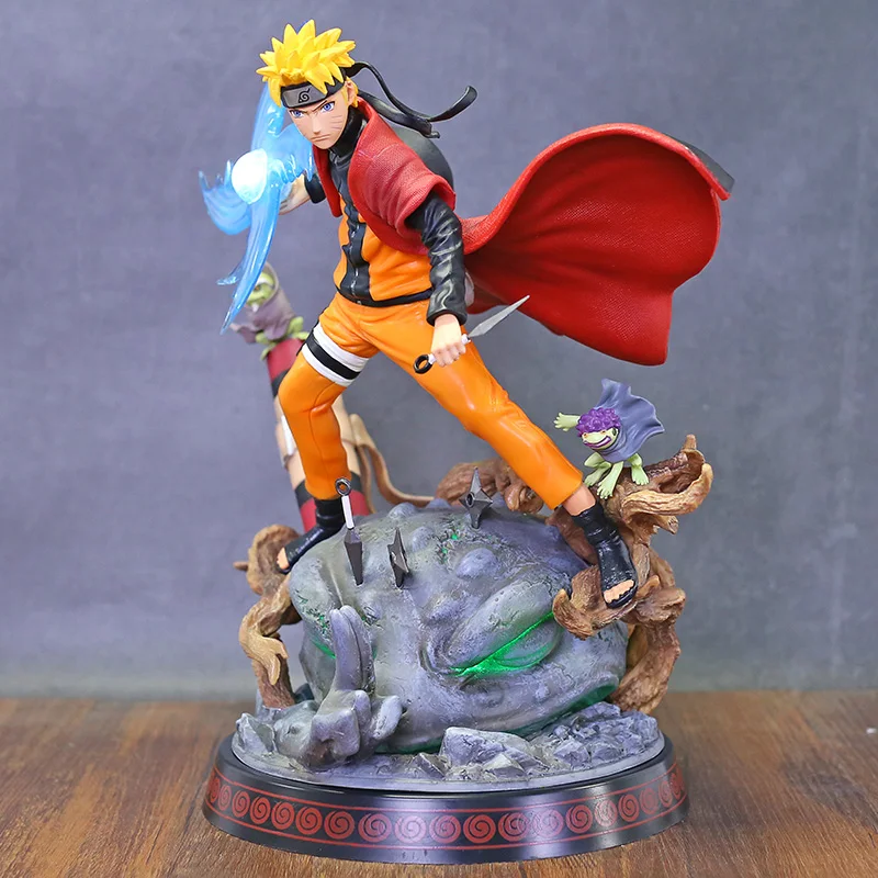 Naruto Shippuden Uzumaki Naruto Vēja Relīze: Shuriken Ver. GK Statuja Kolekcionējamus Modelis Rotaļlietas