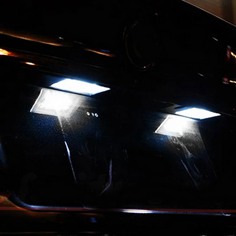 Niscarda Pāra LED numura zīme Baltās Gaismas Spuldze, Lampas Land Rover Discovery Sērija 3 4 LR3 LR4 Freelander 2 Range Rover Sport
