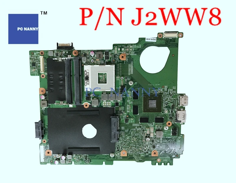 NOKOTION 0J2WW8 J2WW8 Galvenās Valdes Dell inspiron N5110 Portatīvo datoru Mātesplati HM67 DDR3 GT525M 1GB