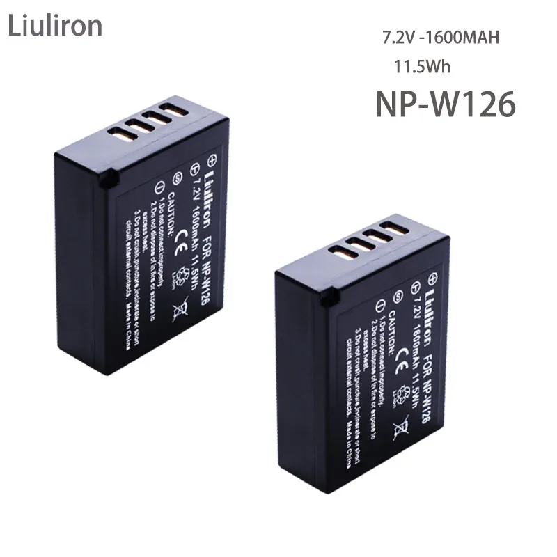 NP-W126 NP W126 NPW126 Akumulators + TIPA C Lādētāju Fujifilm X100F X-T10 X-T20 X-Pro1 X-Pro2 HS30EXR HS33EXR HS35EXR X-A1 X A2