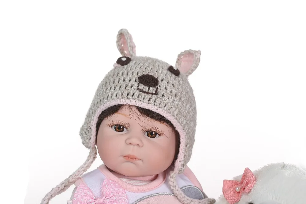 NPK Pilna Ķermeņa Silikona Atdzimis Meitene Baby Lelle, Rotaļlietas, Spilgti Bērnu Atdzimis Lelle Bērna Dzimšanas diena, Ziemassvētku bebe Dāvanu atdzimis bonecas