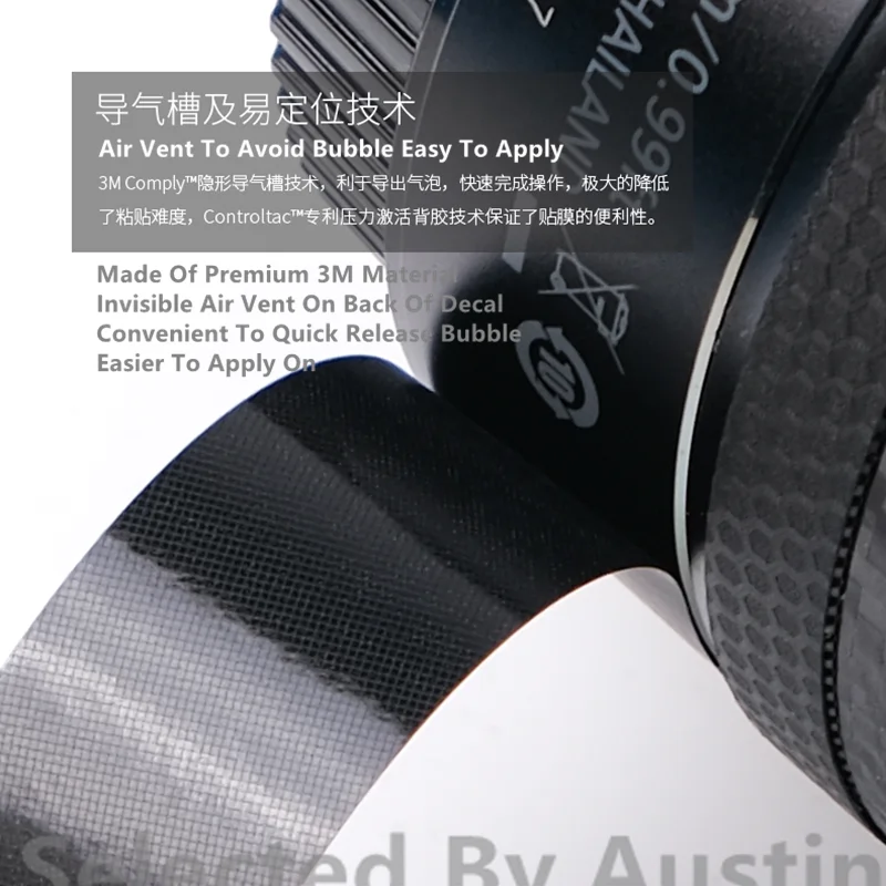 Objektīva Ādas Decal Uzlīmes Wrap Filmu Canon EF70-200 f2.8L III Anti-scratch Aizsargs uz Lietu