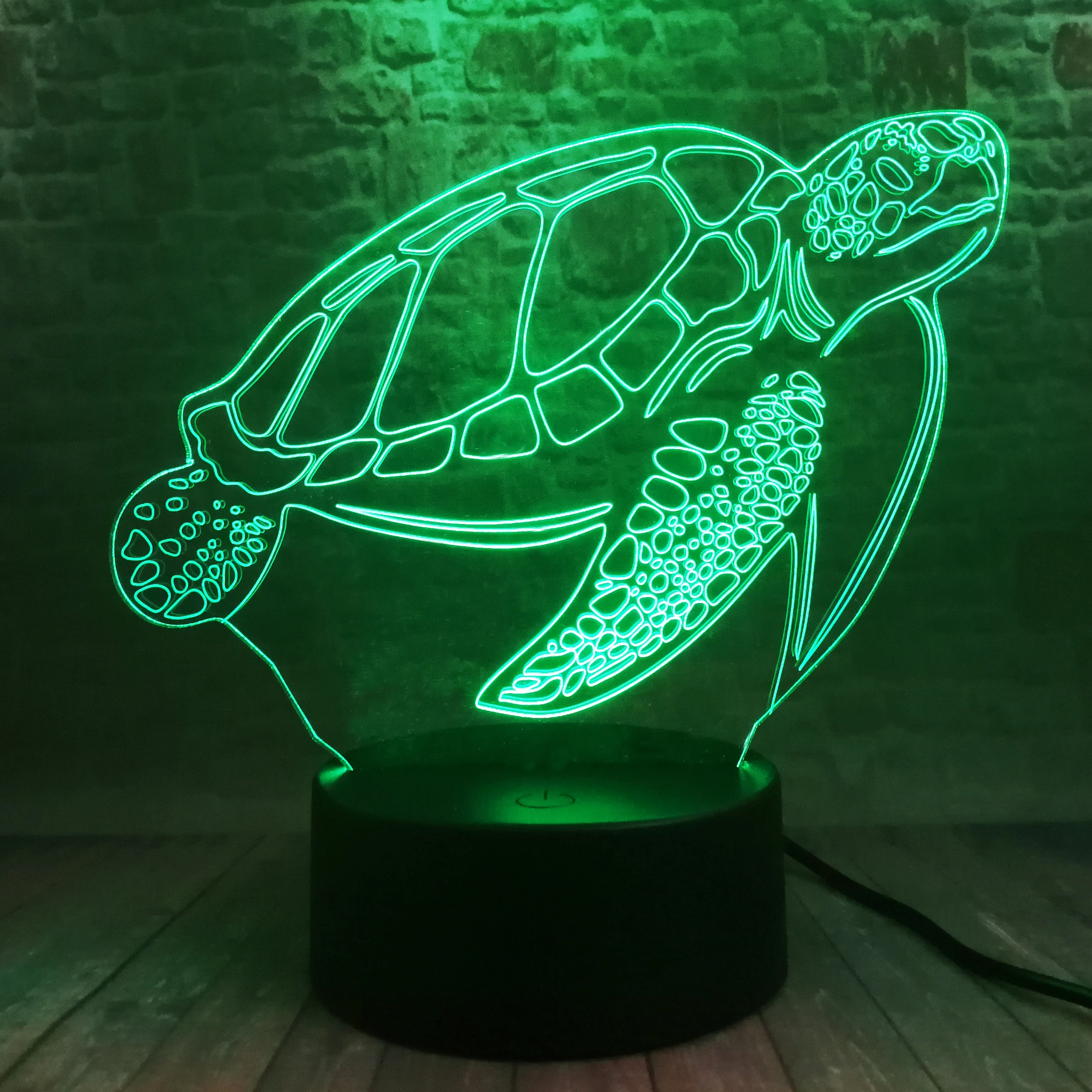 Okeāna Jūras Bruņurupuču Audzētavas Nakts Gaisma Smieklīgi Smart 7 Krāsas, Mainīt USB Powered Bērnu Bērni Guļamistabas Lampa Zēni, Bērnu Ziemsvētki Rotaļlietas Dekori