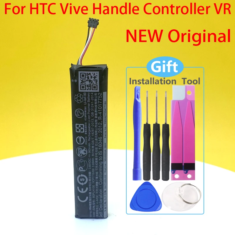Oriģināls 960mAh BOPLH100 Akumulators HTC Vive Rīkoties Kontrolieris VR 35H00244-00M VR Galvas Virtuālo Realitāti, Stikla Baterijas